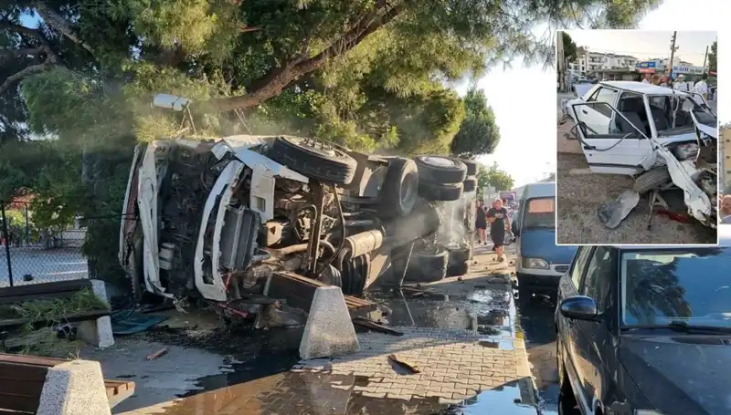 Freni Patlayan Kamyon, Trafikte Büyük Facia Yarattı