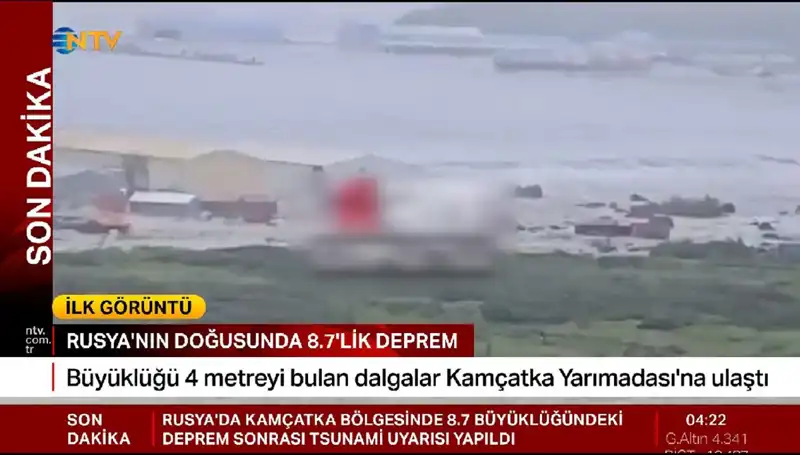 Kamçatka Kıyılarında Tsunami Alarmı: İlk Dalgalar Hızla Geliyor!